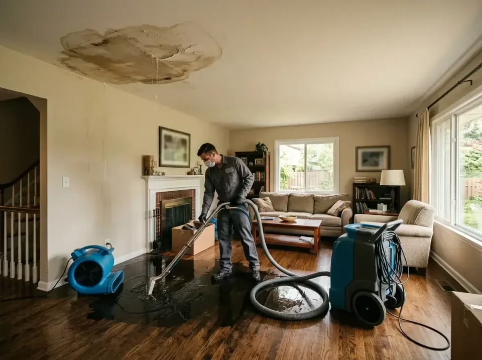 attic-pipe-burst-ceiling-drip-008 — frequently asked questions, Water Damage Restoration & Carpet Care in East Douglas, MA